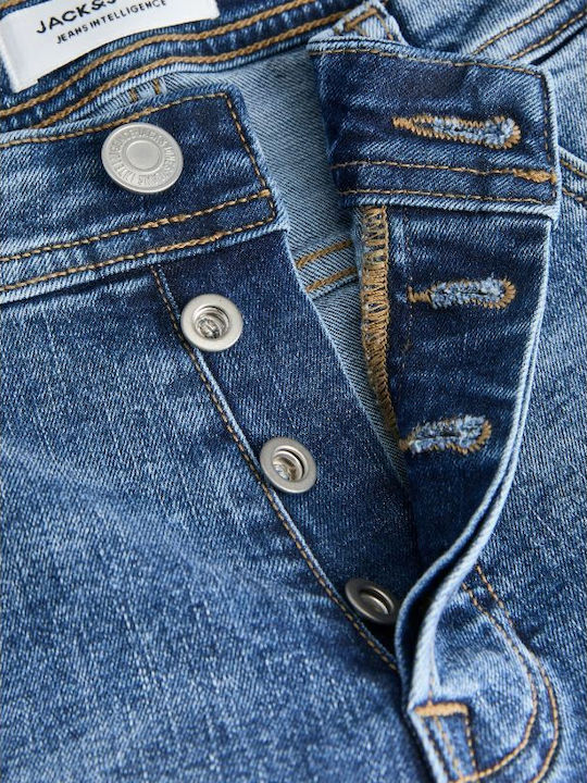 Glenn Ανδρικό Παντελόνι Τζιν με Slim Εφαρμογή Blue Denim