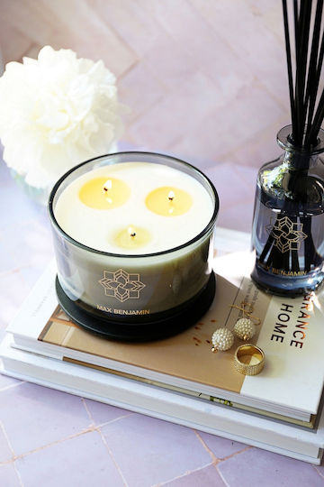 Max Benjamin Aromatic Soy Candle In Jar With French Perfume 560gr
