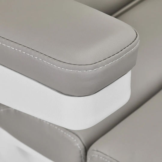 ZCS Azzurro Schönheitsstuhl Grau mit höhenverstellbarer Funktion und elektrischer Hebemechanismus