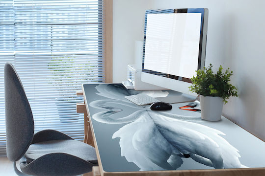 Tăvi Decorative Pentru Birou Suprafață De Lucru Imprimare Lebede 90x45 Cm