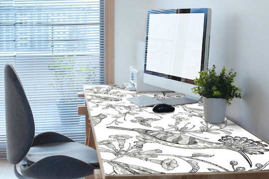 Schreibtischunterlagen Vinyl Druck Alltägliche Nutzung Vogelzeichnungen 90x45 cm