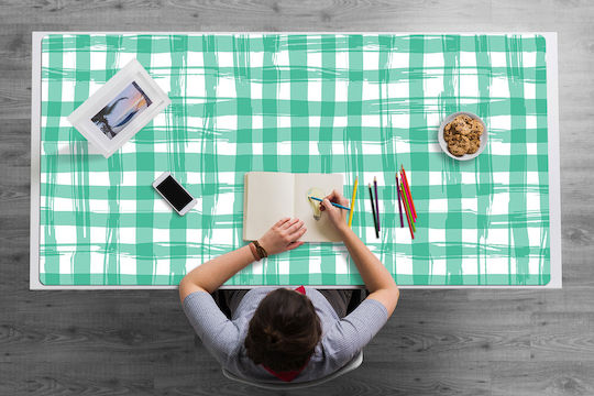Desk Protective Work Home Green Mesh 90x45 Cm