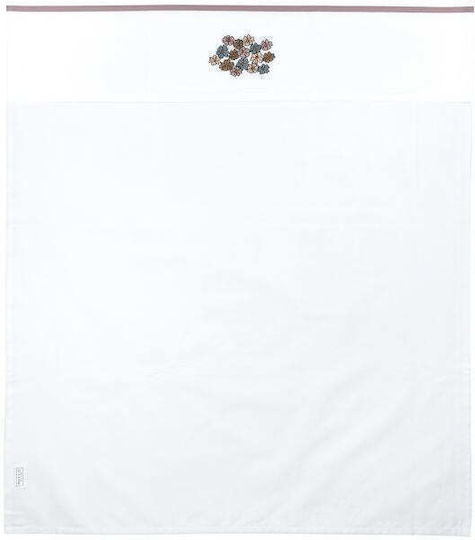 Meyco Vintage Flower Baby Sheet Crib Cotton Meyco Vintage Flower Baby Sheet Crib Cotton