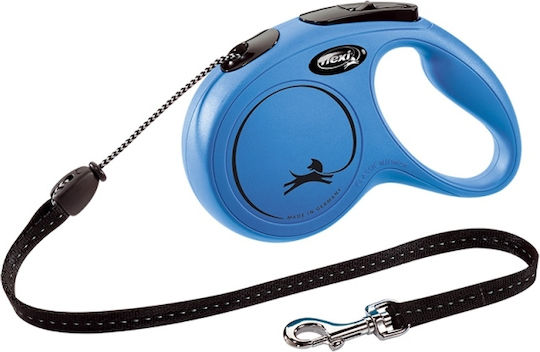 Flexi Foldable Dog Leash/Lead Strap Cord Classic S in Blue color
