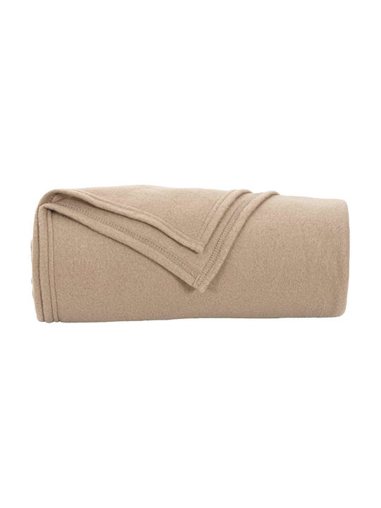 vidaXL Decken & Couchdecken Zweisitzer-Sofa Überwurf Fleece 270x240cm Giraffe