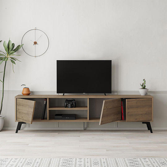 Fiona Επιδαπέδιο Ανοιχτό Καρυδί 180x35.6x48εκ.