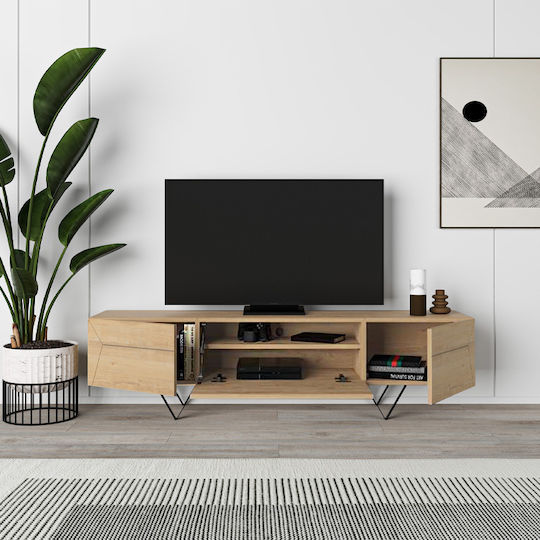 Jacomen Подова Телевизионна Мебел Sapphire Oak 160x35x43см
