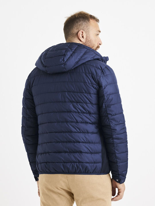 Winter Jacket Parka Waterproof Indigo