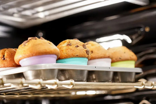 Melii Silicone Cupcakes & Muffins Baking Pan 6pcs
