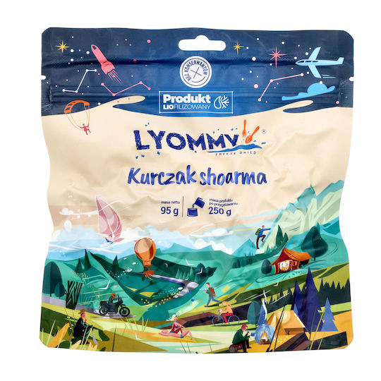 Lyommy Chicken Shawarma Fertiggericht mit Fleisch 432kcal 95gr - 5 Jahre