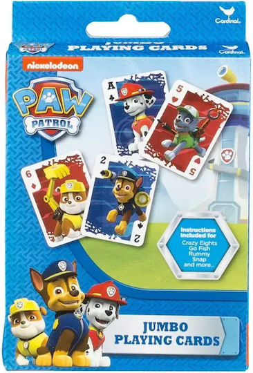 Paw Patrol Cărți de Joc Jumbo