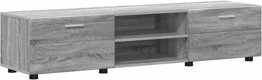 Wohnzimmer TV-Einheit Grau Σονομα M150xB39xH30cm