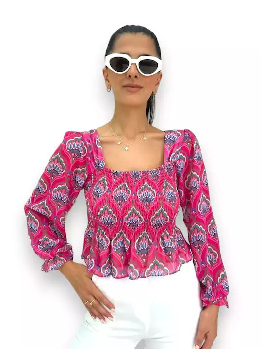 Women's Crop Top Fuchsia