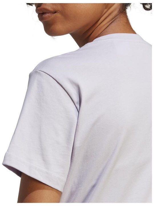 Big Logo Γυναικείο T-shirt Μωβ