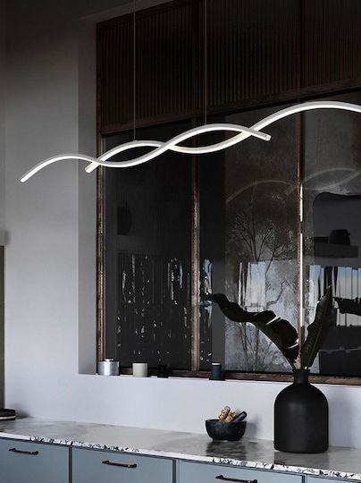 Vivalux Adjustable Pendant Light White 8x88x120cm