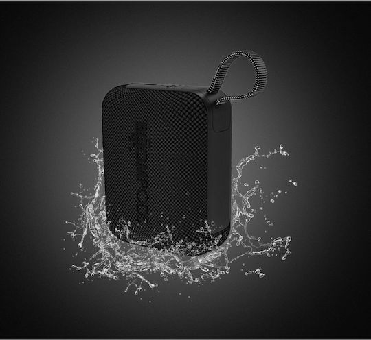 Boompods Beachboom Mini Αδιάβροχο Ηχείο Bluetooth με Διάρκεια Μπαταρίας έως 10 ώρες Μαύρο