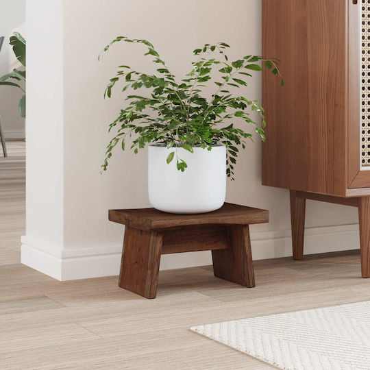 vidaXL Blumentopfständer Holz Khaki 29cmx20cmx17cmcm.