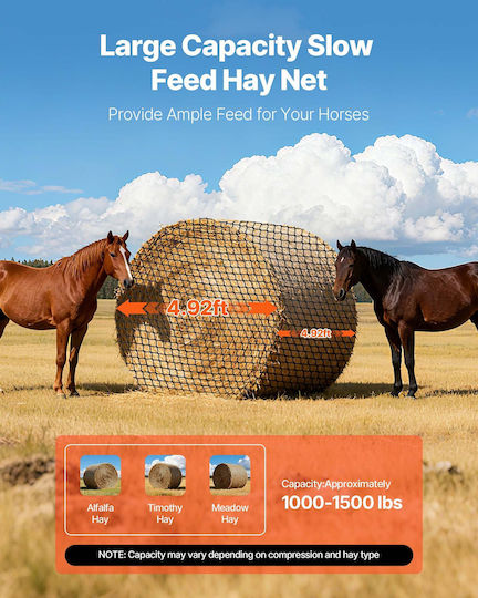Vevor Nets for Hay 150x150x150cm