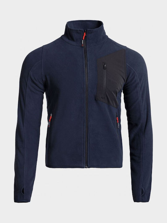 Stenso Arbeitsjacke Fleece Marineblau
