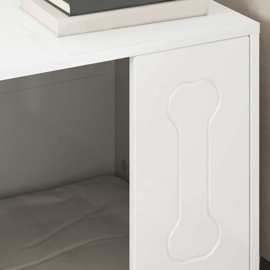 vidaXL Dog House Indoor White 44x42x49cm