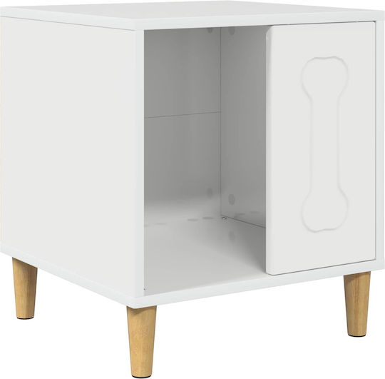 vidaXL Dog House Indoor White 44x42x49cm