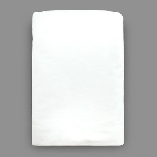 Hotel Sheets Plain Euphoria 1 Piece White 00 240x270cm 100% Cotton 225tc Lindeluxe