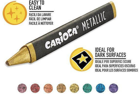 Carioca Buntstifte 8 Metallische Farben 12 Stück