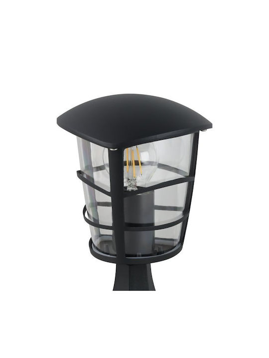 Eglo Aloria Outdoor Floor Lamp Small Post IP44 for E27 Bulb Black