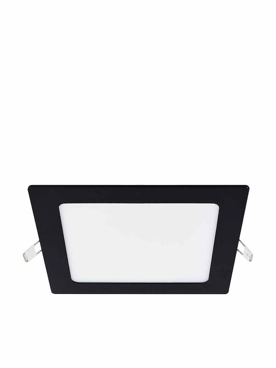 Vivalux Τετράγωνο Χωνευτό LED Panel 12W με Φυσικό Λευκό Φως 4000K