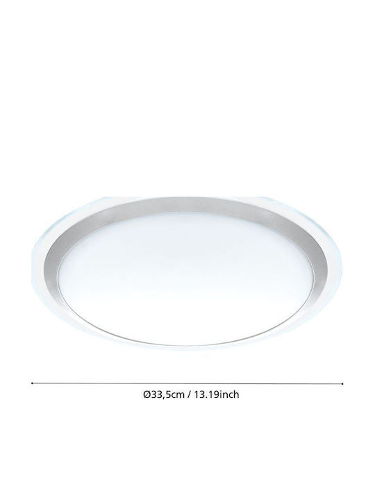 Eglo Competa Στρογγυλό Εξωτερικό LED Panel 22W με Θερμό Λευκό Φως 3000K 33.5εκ.