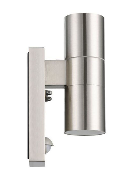 Eglo Riga Wall-Mounted Outdoor Spot Light GU10 IP44 Double Beam 6.5x21.5x21.5εκ.