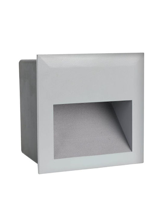 Eglo Zimba Wall-Mounted Outdoor Ceiling Light LED IP65 3.7W with Natural White Light 14x14εκ.