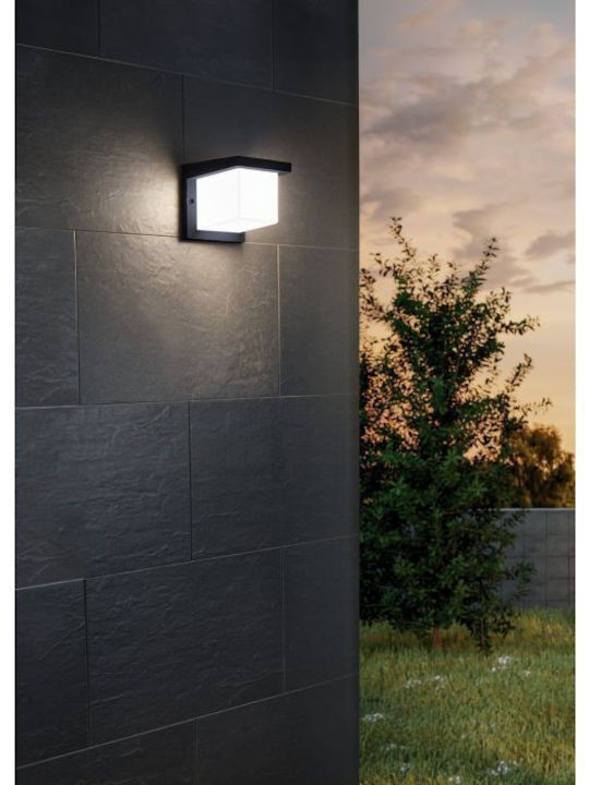 Eglo Desella Wall-Mounted Outdoor Ceiling Light LED IP54 10W with Warm White Light 16x16εκ.