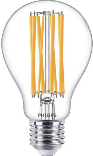 Philips LED крушка 17W 70mm за фасунга E27 и форма A67 Топло бяло 2452лм
