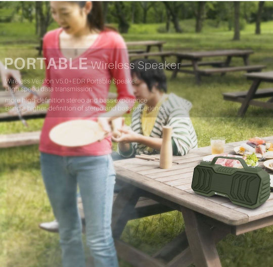 New Rixing Ηχείο Bluetooth 6W με Ραδιόφωνο και Διάρκεια Μπαταρίας έως 7 ώρες Κόκκινο 1225.067