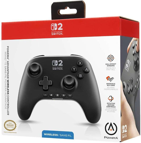 PowerA Advantage Ασύρματο Gamepad για Switch 2 Μαύρο