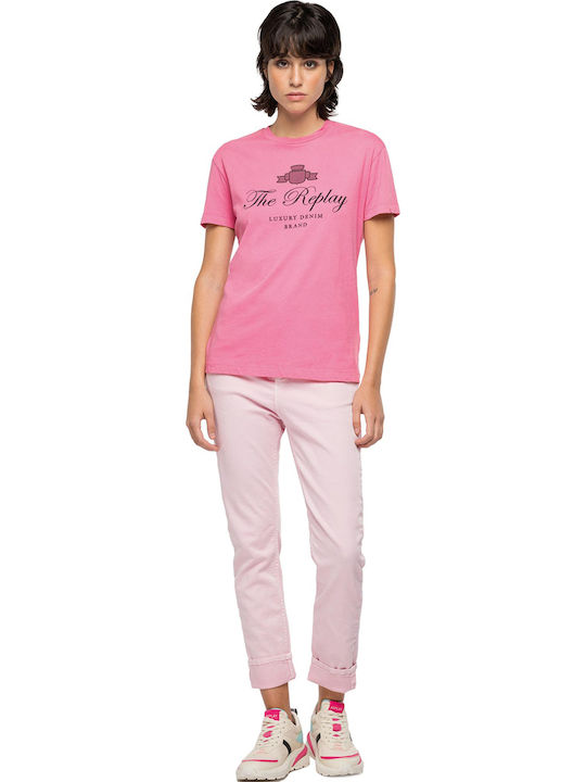 Damen T-Shirt Rosa
