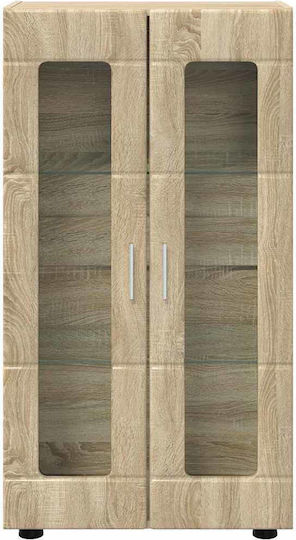 Living Room TV Unit Sonoma Oak L55.5xW29xH100cm