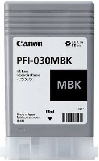 Canon PFI-030 Γνήσιο Μελάνι Εκτυπωτή InkJet Matte Μαύρο (3488C001)