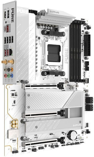 Sapphire PURE B850A WIFI7 Motherboard ATX με AMD AM5 Socket 52123-11-40G