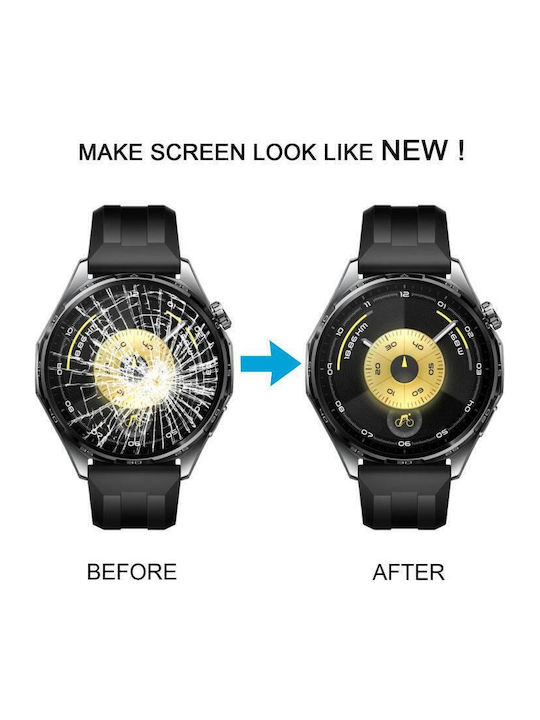 Huawei Watch GT 6 46mm Capac Frontal Original Sticlă Exterioară Neagră Pentru Ecran