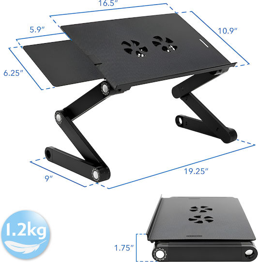 Lavolta Ergonomic Laptop Table Desk Tabelle für Laptop bis zu 17.3"