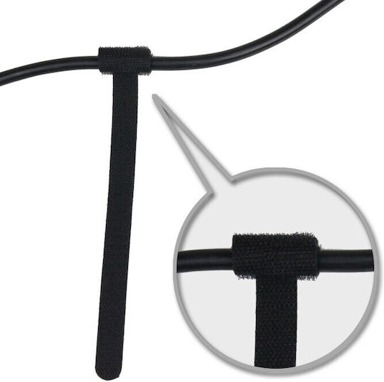 Adam Hall Plastic Cable Ties In Black Colour 100 Pieces