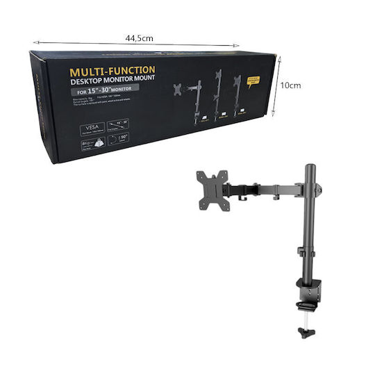 Stand Desk Mounted Monitor up to 30" with Arm (KLN-701107)