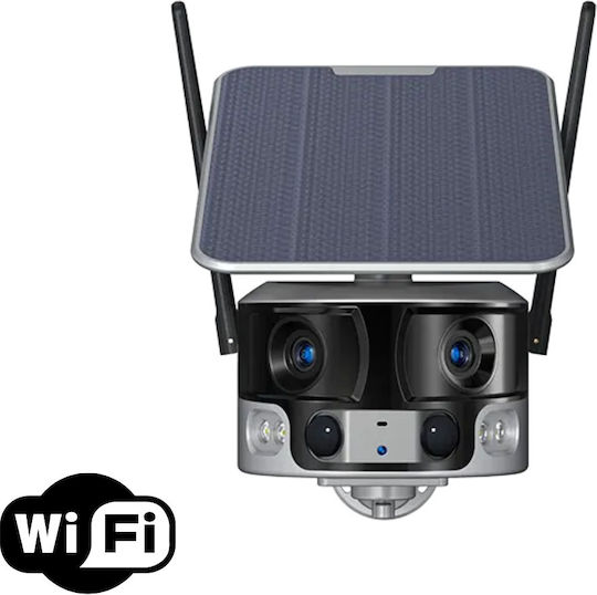 Taggo CAM4KWIDE IP Termică Cameră Duală de Supraveghere Wi-Fi/4G 4K Rezistentă la Apă cu Baterie și Comunicare Bidirecțională