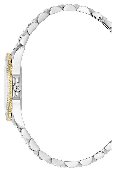 Swiss Women's Watch with Silver Metal Bracelet