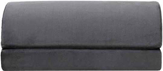 vidaXL Μαξιλάρι Καθίσματος Ποδιών 44x29x17cm σε Γκρι χρώμα 42020245