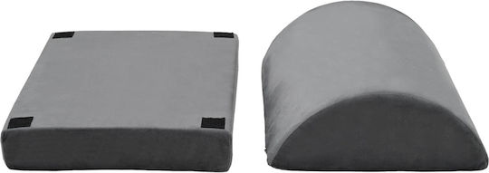 vidaXL Μαξιλάρι Καθίσματος Ποδιών 44x29x17cm σε Γκρι χρώμα 42020245