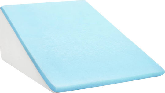vidaXL Leg Wedge Pillow with Memory Foam 60x50x30cm Gray 42020195