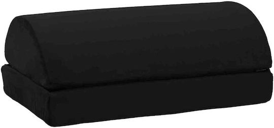 vidaXL Leg Seat Cushion 44x29x17cm Black 42020246